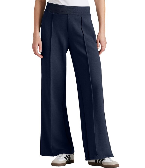 ローヌ レディース ボトムス 心地よいズボン下 ワイドレッグ RHONE Dreamglow Coordinating High Rise Wide Leg Trouser Pants Navy Blue 米国海軍