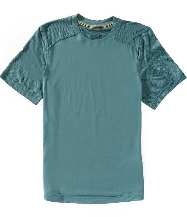 かっこ良い羊毛 メンズ トップス ティーシャツ メッシュ SmartWool Active Meshort Sleeve T-Shirt Dusty Teal ティール