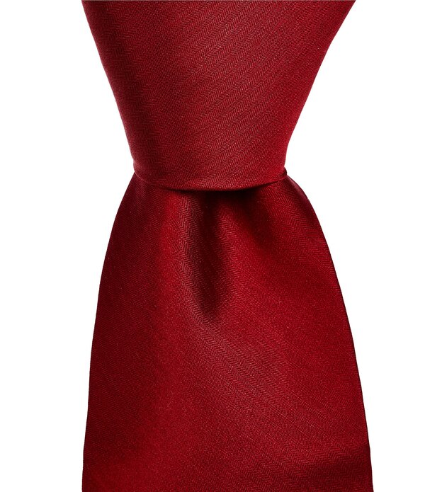 ムラノ メンズ 付属物 タイ 地絹 Murano Prom Solid 3 Narrow Silk Tie Red 赤いこと