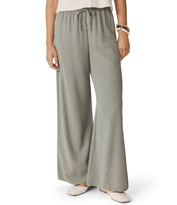 スプレンディット レディース ボトムス 心地好いズボン下 リネン Splendid Valerie Linen Blend Mid Rise Drawstring Lounge Pants Eucalyptus