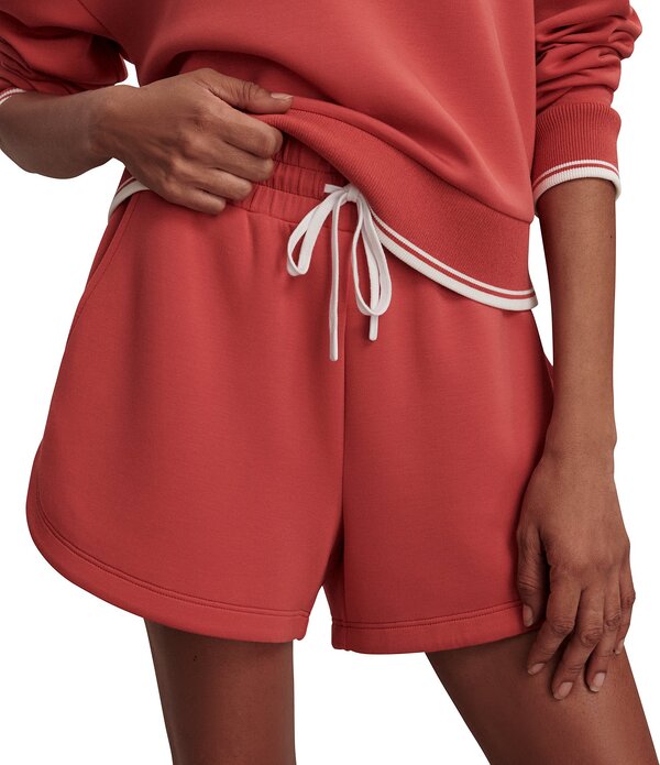 バーレイ レディース ボトムス 二分の一ズボン下・さる股引き 遊撃手ズボン下 Varley Coulter High Rise Drawcord Waist Coordinating Shorts Baked Apple