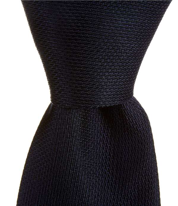 ラウンドトゥリーアンドヨーク メンズ 佩び物 タイ 絹地 Roundtree \u0026 Yorke Malakai Solid 3/8 Silk Blend Tie Navy 米国海軍