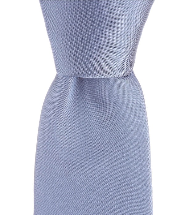 ヒューゴボス メンズ 付属品 タイ 地絹 Hugo Bossolid Jacquard 2.95 Silk Blend Tie Light Pastel Blue 青み