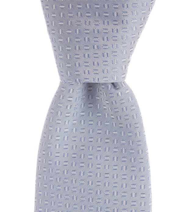 ヒューゴボス メンズ 付属品 タイ 地絹 Hugo Boss Micro Pattern Jacquard 2.95 Silk Blend Tie Light Pastel Blue 青み
