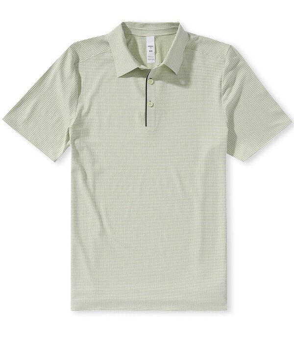 ローヌ メンズ トップス ティーシャツ RHONE Approach Seersucker Tech Short Sleeve Polo Shirt Cool Mint ペパーミント