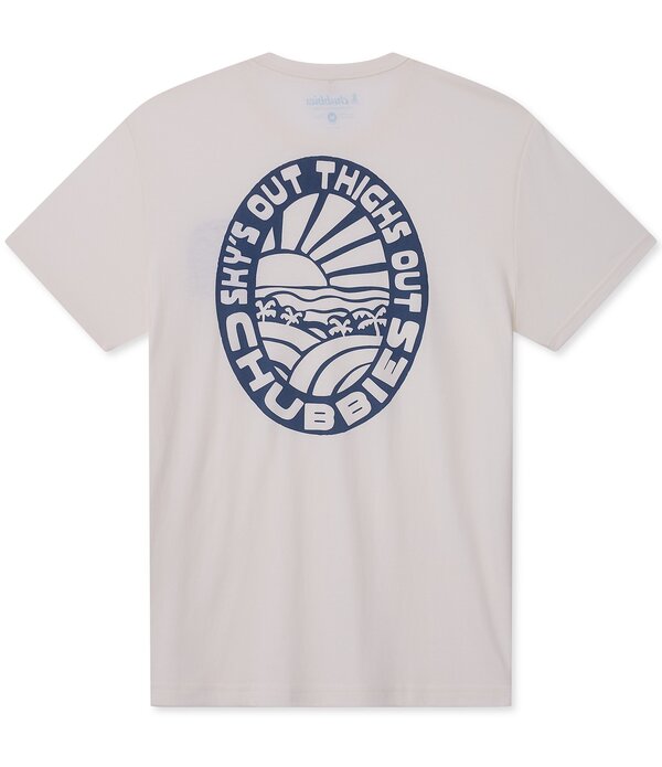 チャビーズ メンズ トップス プルオーバー グラフィック Chubbies The Sunny Tomorrow Graphic T-Shirt Off White 象牙色