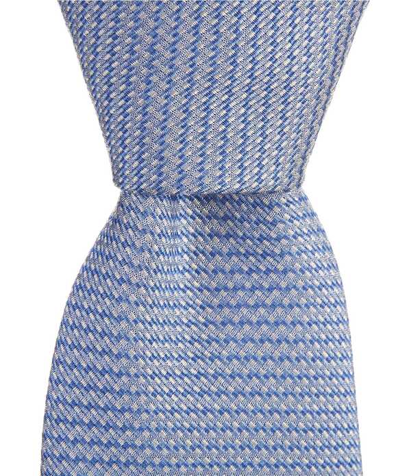 トーマスサクラ色 メンズ 佩び物 タイ 絹地 Thomas Pink Crescent Micro 3.25 Silk Tie Blue 青色