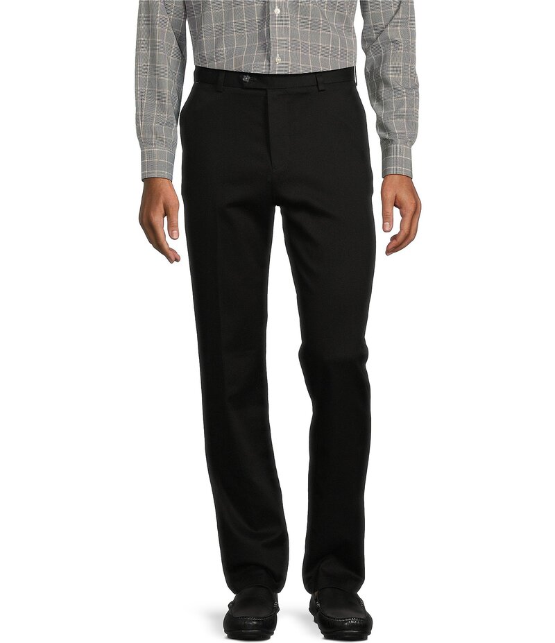 ラウンドトゥリーアンドヨーク メンズ ボトムス カジュアルパンツ スリムフィット パンツ Roundtree & Yorke TravelSmart Ultimate Performance Slim Fit Flat Front Non-Iron Chino Pants Black ブラック 12,360円
