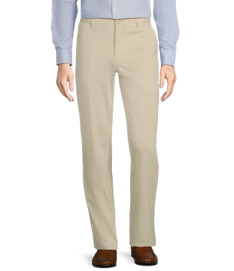 ムラノ メンズ ボトムス カジュアルパンツ スリムフィット パンツ ニット Murano Alex Slim Fit Performance Stretch Flat Front Chino Knit Pants Khaki カーキ 8,495円
