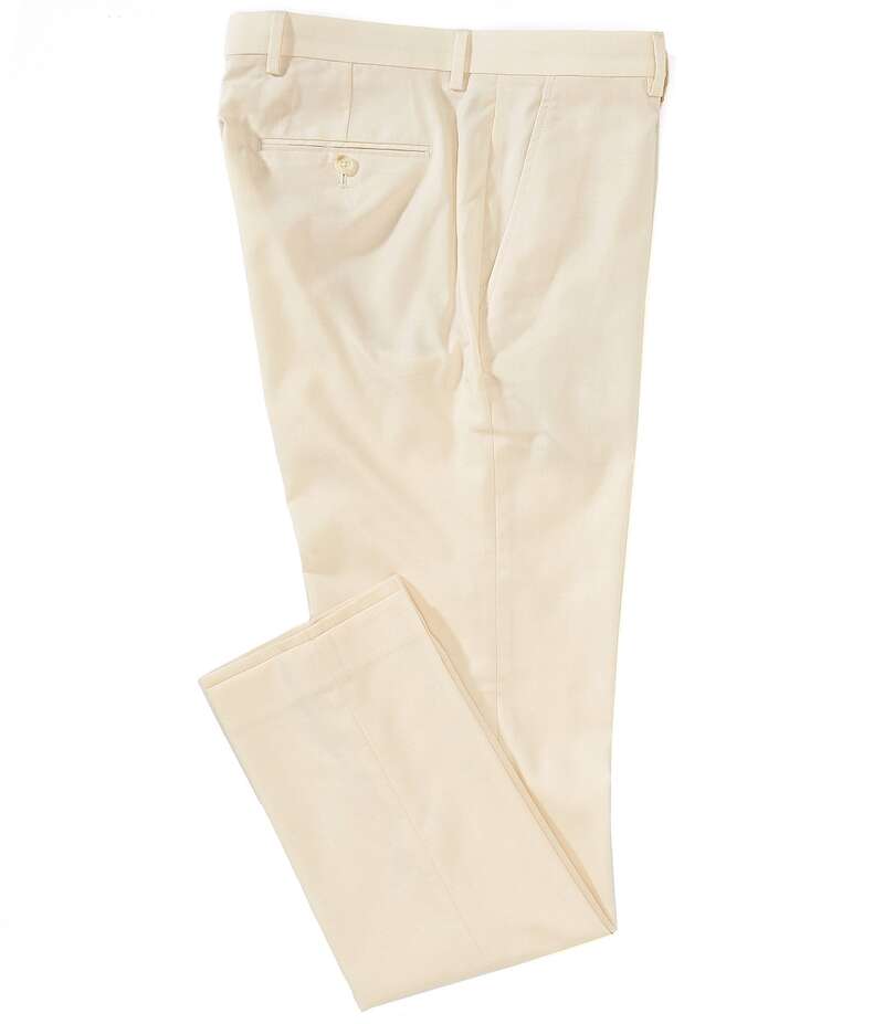 ペリーエリス メンズ ボトムス カジュアルパンツ スリムフィット パンツ Perry Ellis Slim Fit Flat Front Tropical Pants Turtle Dove