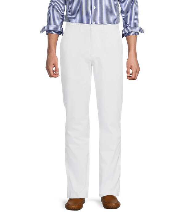 ダニエル クレミュ メンズ ボトムス 心地よいズボン下 Cremieux Blue Label Madison Classic Fit Comfort Stretch Flat-Frontwill Chino Pants White 白いこと