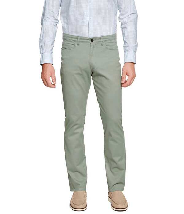 ジョンストンアンドマーフィー メンズ ボトムス 心地よいズボン下 Johnston \u0026 Murphy 5-Pocket Straight Fit Stretch Pantsage サルヴィア