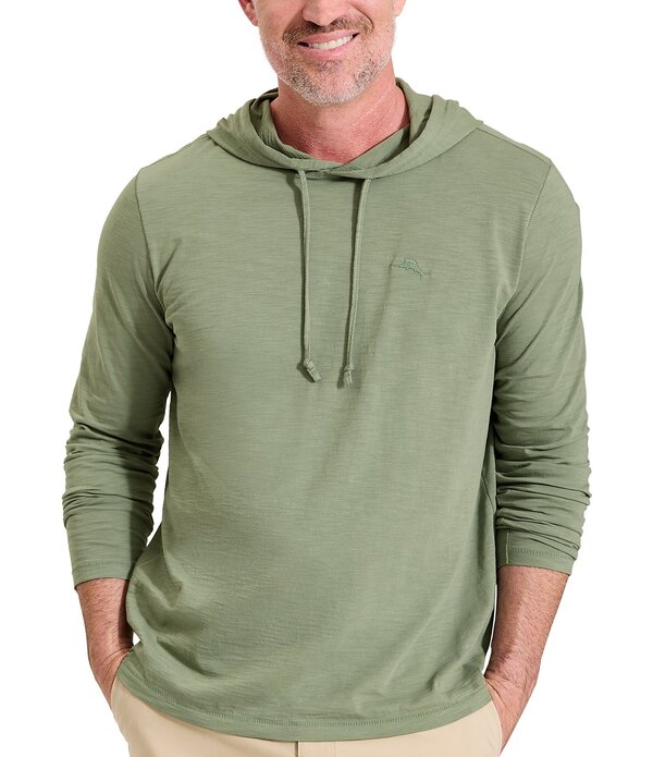 トッミーバハマ メンズ アウター パーカー・スウェットール Tommy Bahama Big \u0026 Tall Bali Beach Long Sleeve Hoodie Dusty Sage サルヴィア