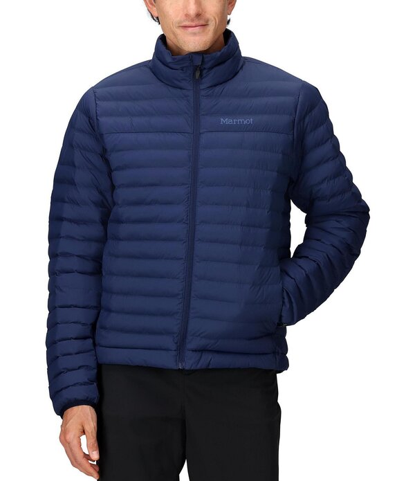 モルモット メンズ アウター 上衣・上衣 Marmot Long Sleevecho Featherless Jacket Arctic Navy 米国海軍