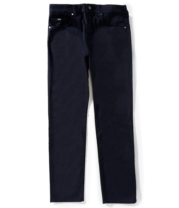 ヒューゴボス メンズ ボトムス ジーンズズボン下 か細い填まる デニム Hugo Boss Delaware Slim Fit Stretch Denim Jeans Dark Blue 青色