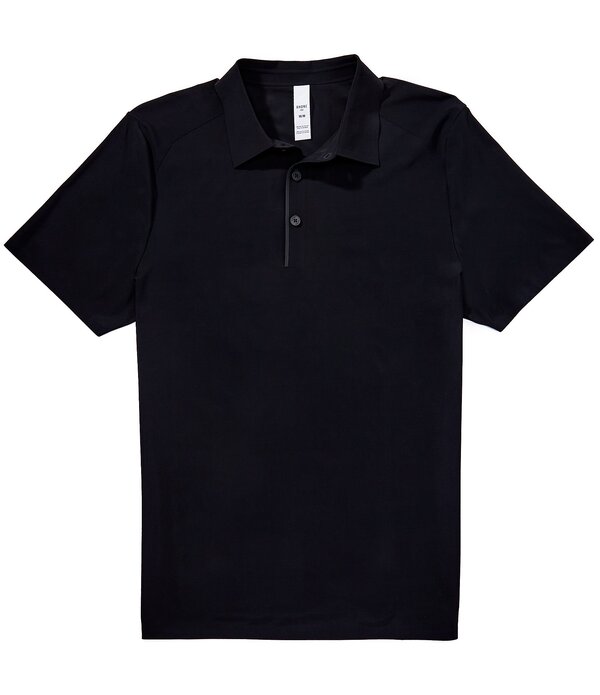 ローヌ メンズ トップス ティーシャツ RHONE Approach Tech Performance Stretch Short Sleeve Polo Shirt Pure black 黒いこと