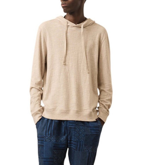 ファレティ メンズ アウター パーカー・スウェットール 綿織物 Faherty Big \u0026 Tall Slub Organicotton Hoodie Oat Plains Heather ギョリュウモドキ
