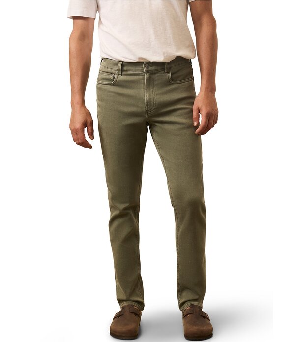 ファレティ メンズ ボトムス 心地よいズボン下 パイル Faherty Stretch Terry 5-Pocket Slim Pants Island Olive オリーブ