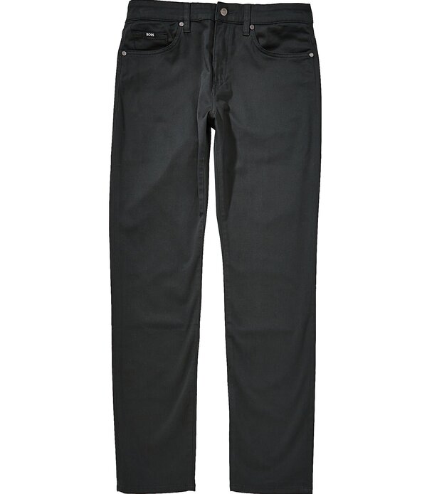 ヒューゴボス メンズ ボトムス ジーンズズボン下 か細い填まる デニム Hugo Boss Slim Fit H-Delaware 5 Stretch 5-Pocket Jeans Open Green 緑であること