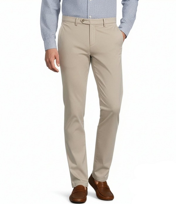 ダニエル クレミュ メンズ ボトムス 心地よいズボン下 Cremieux Blue Label Garment Dyed Flat Front Madison Chino Pants Khaki カーキ