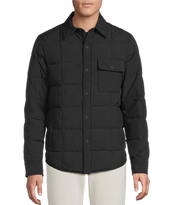 ダニエル クレミュ メンズ アウター 上衣・上衣 落ち込む Cremieux Blue Label Down Filled Jacket Black 黒いこと
