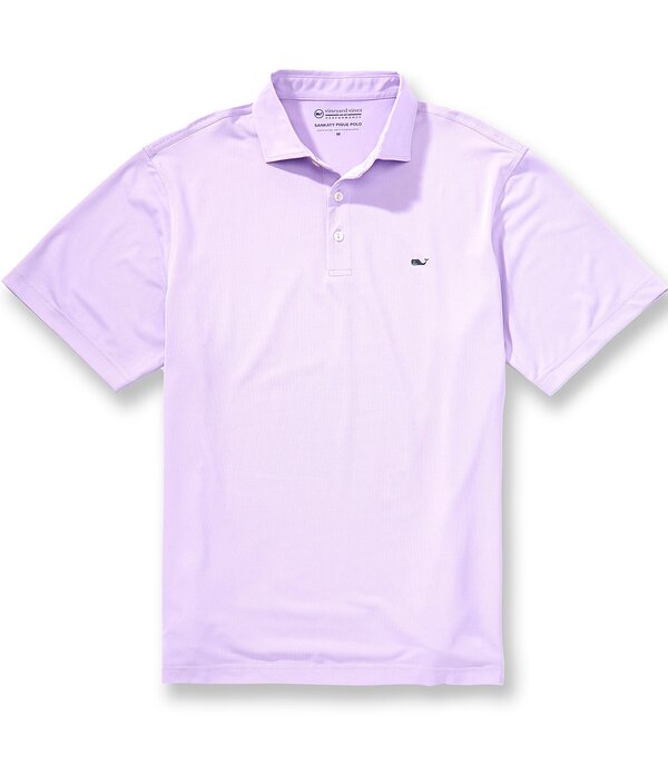 ヴァインヤードヴァインズ メンズ トップス ティーシャツ Vineyard Vinesankaty Solid Pique Performance Stretch Short Sleeve Polo Shirt Lilac 紫はしどい