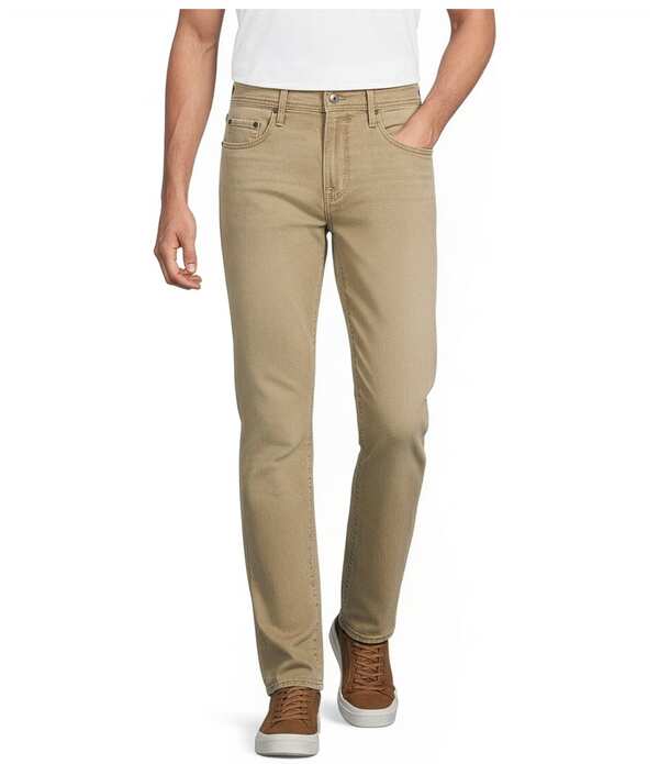 ダニエル クレミュ メンズ ボトムス ジーンズズボン下 か細い填まる デニム Cremieux Premium Denim Slim Fit Stretch Jeans Khaki カーキ