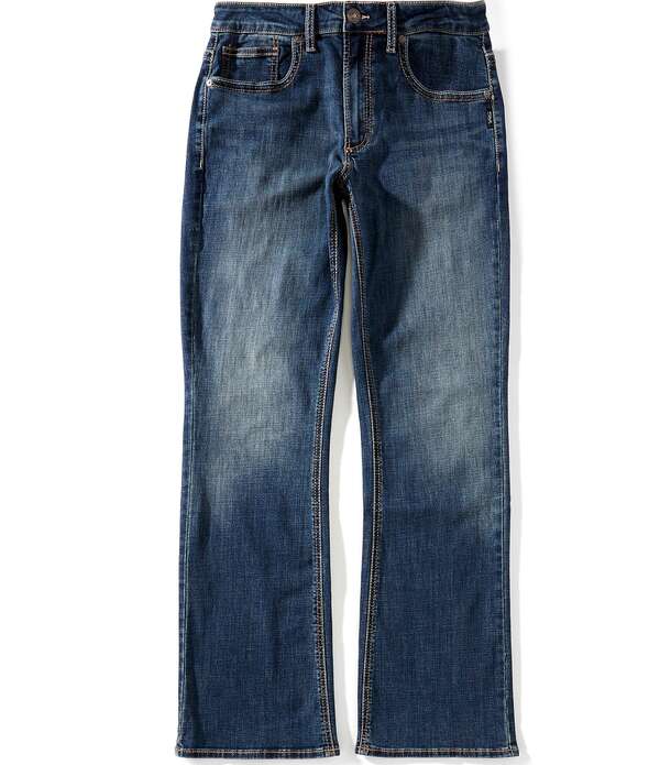しろがね色 デニム メンズ ボトムス ジーンズズボン下 ブーツとり捨てる ブーツ Silver Jeans Co. Craig Classic Fit Bootcut Jeans Castillo
