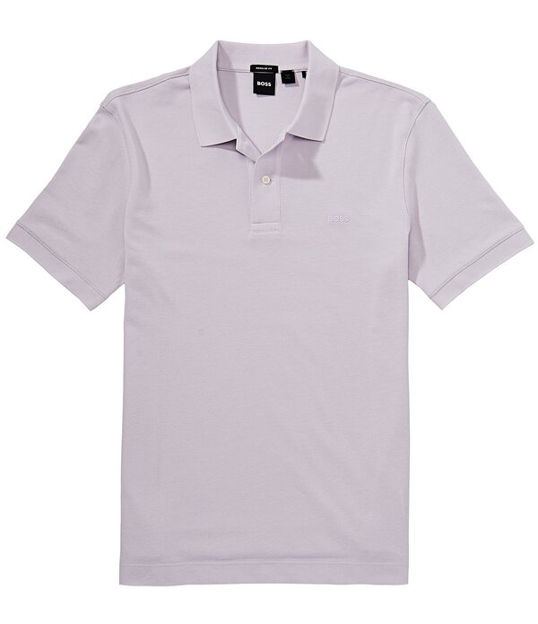 ヒューゴボス メンズ トップス プルオーバー Hugo Boss Pallashort Sleeve Polo Shirt Bright Purple パープル