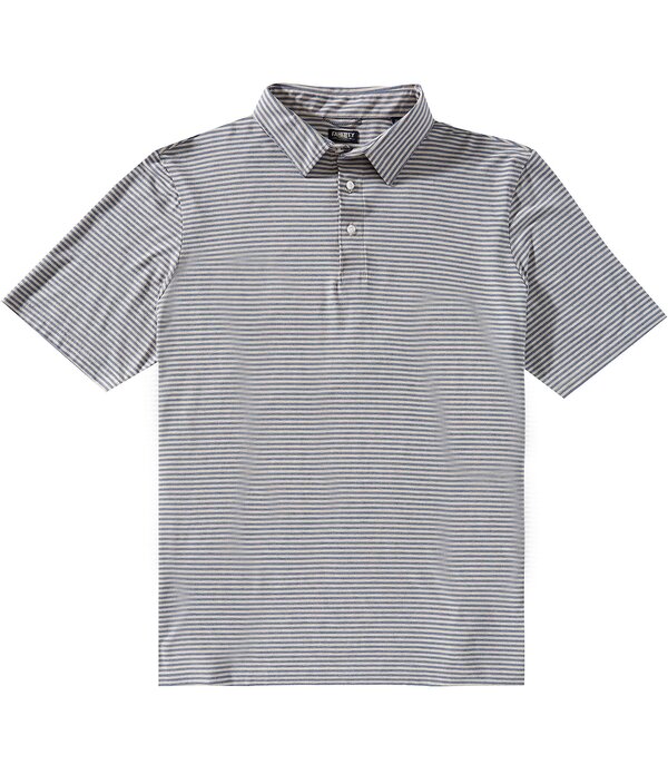 ファレティ メンズ トップス ティーシャツ トール Faherty Big \u0026 Tall Movement Stripe Stretch Short Sleeve Polo Shirt Pebble Beach 縞模様