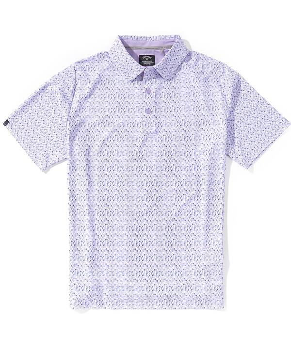 キャラ通い路 メンズ トップス プルオーバー ギンガム読み合わせる 刷り上げる ギンガム Callaway Short Sleeve Gingham Print Golf Polo Sand Verbena 沙子