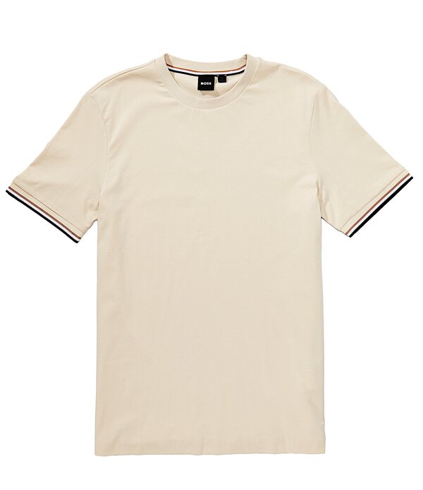 ヒューゴボス メンズ トップス ティーシャツ Hugo Boss Thompson 04 Short Sleeve T-Shirt Open White 白いこと