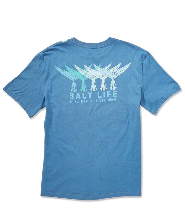 ソルトライフ メンズ トップス プルオーバー グラフィック Salt Life Tuna Tailshort Sleeve Graphic T-Shirt Coastal Blue 青碧