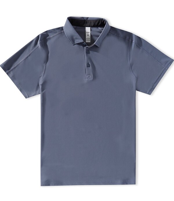 ローヌ メンズ トップス ティーシャツ RHONE Regatta Pique Short Sleeve Polo Shirt Shale Blue 青碧