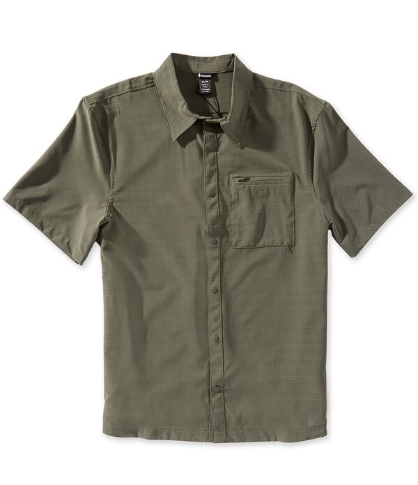 コートパクシー メンズ トップス ティーシャツ Cotopaxi Pulso Tech Short Sleeve Woven Shirt Green 緑であること