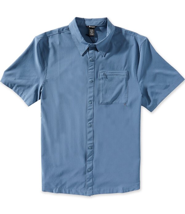 コートパクシー メンズ トップス ティーシャツ Cotopaxi Pulso Tech Short Sleeve Woven Shirt Steel Blue 青碧