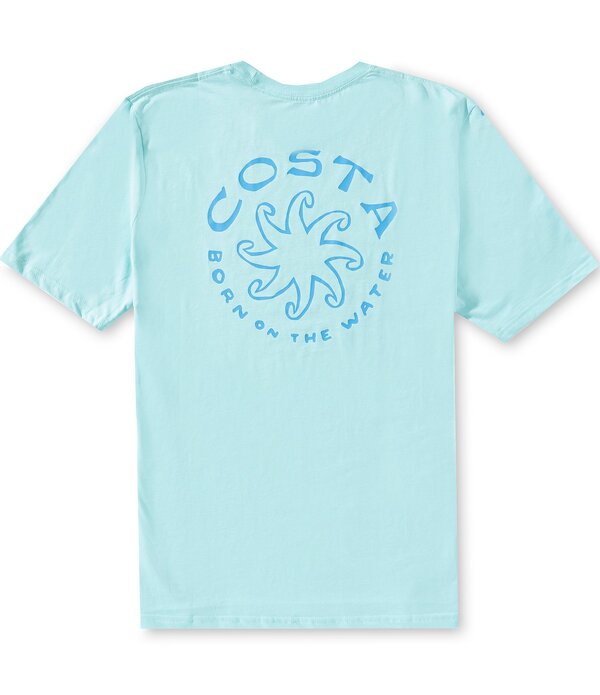 コスタ メンズ トップス プルオーバー 踵 Costa C Wheel Short Sleeve T-Shirt Chill