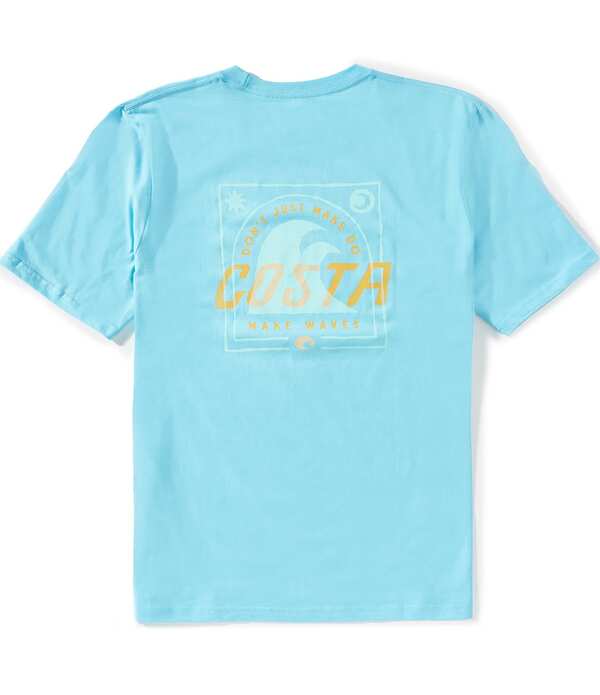 コスタ メンズ トップス プルオーバー Costa Make Waveshort Sleeve T-Shirt Caribbean