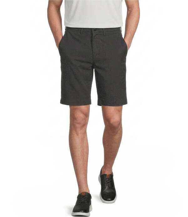 ダニエル クレミュ メンズ ボトムス ハーフパンツ・ショーツ ショートパンツ Cremieux Blue Label Madison Classic Fit Flat Front Stretch 9 Inseam Shorts Phantom ブルー｜ReVida 店
