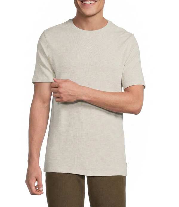 ラウン メンズ トップス プルオーバー Rowm Short Sleeve Solid Slub T-Shirt Oatmeal オートミール