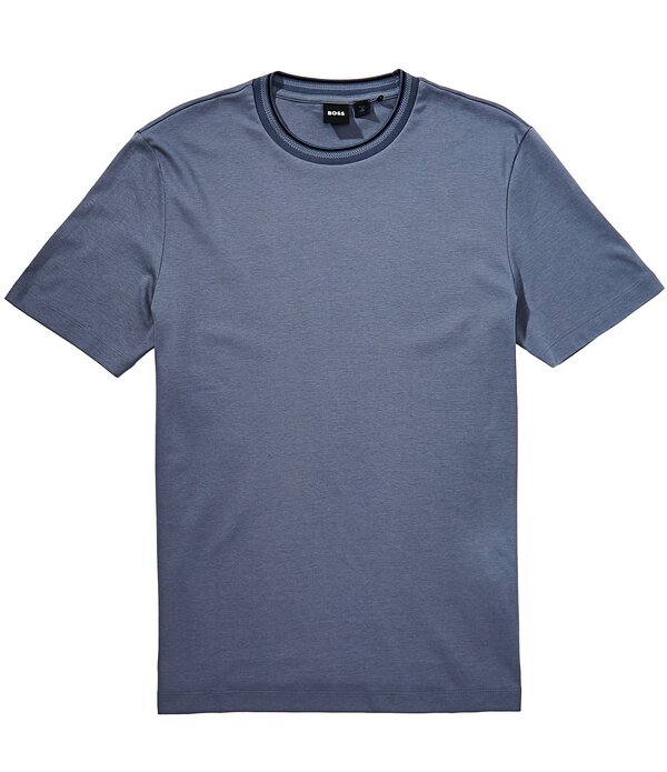 ヒューゴボス メンズ トップス ティーシャツ Hugo Boss Thompson 232 Short Sleeve T-Shirt Blue 青碧