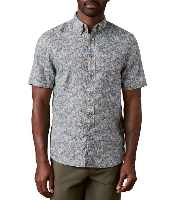 ファレティ メンズ トップス シャツ Faherty Breeze Short Sleeve Woven Shirteas Island Floral｜ReVida 店