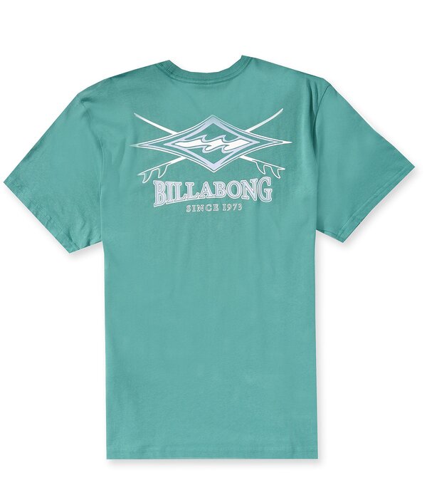 散らし広告ボン メンズ トップス プルオーバー Billabong Crossboardshort Sleeve T-Shirt Deep Sea