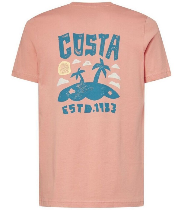 コスタ メンズ トップス プルオーバー Costa Island Time Short Sleeve T-Shirt Bondi Peach 桃