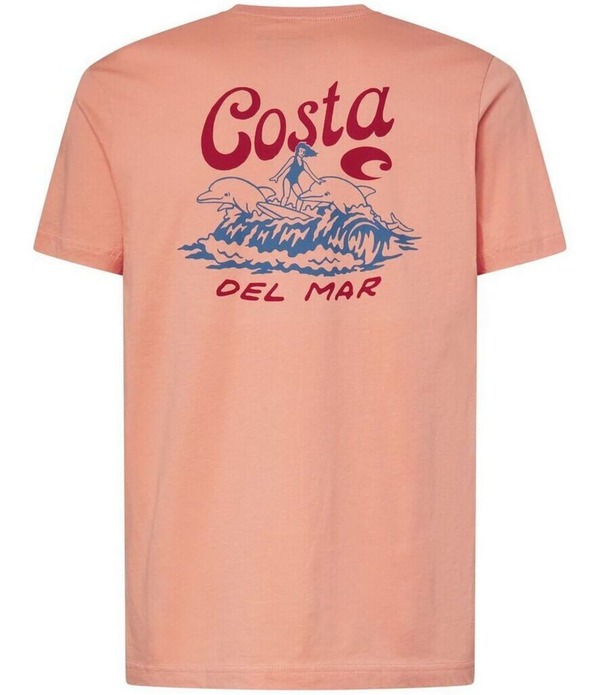 コスタ メンズ トップス プルオーバー Costa Hanging Phin Short Sleeve T-Shirt Bondi Peach 桃
