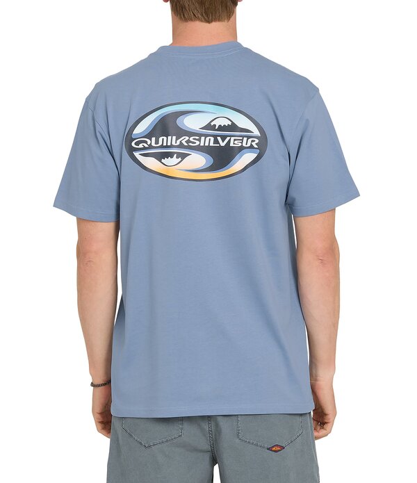 クイックしろがね色 メンズ トップス プルオーバー グラフィック Quiksilver Yin Yang Short Sleeve Graphic T-Shirt Infinity