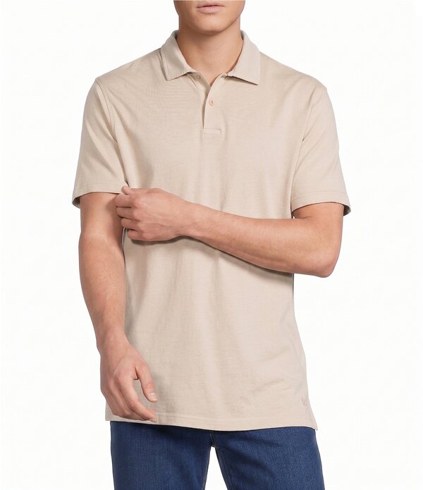 ダニエル クレミュ メンズ トップス シャツ Cremieux Blue Label Garment Dyed Solid Short Sleeve Polo Shirt Oxford Tan タン｜ReVida 店