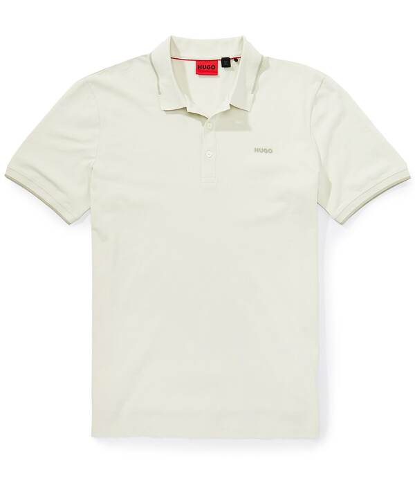 ヒューゴボス メンズ トップス ティーシャツ か細い相応う Hugo Boss Slim Fit Dinoso Short Sleeve Polo Shirt Light Green 緑であること