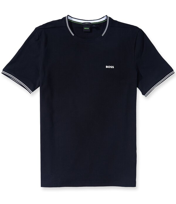 ヒューゴボス メンズ トップス ティーシャツ Hugo Boss Taul Short Sleeve T-Shirt Black 黒いこと
