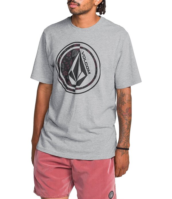 ボルコム メンズ トップス プルオーバー Volcom Coop Short Sleeve T-Shirt Heather Grey 薄墨色